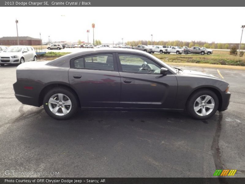 Granite Crystal / Black 2013 Dodge Charger SE