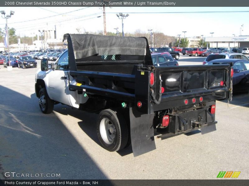 Summit White / Light Titanium/Ebony 2008 Chevrolet Silverado 3500HD Chassis Dump Truck
