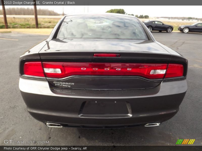 Granite Crystal / Black 2013 Dodge Charger SE