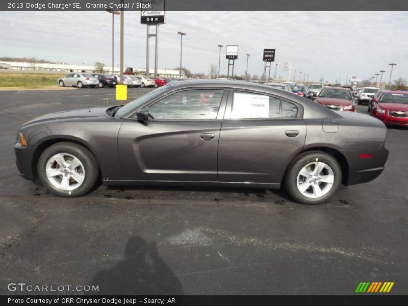 Granite Crystal / Black 2013 Dodge Charger SE