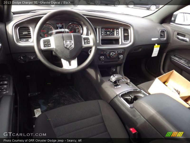 Granite Crystal / Black 2013 Dodge Charger SE