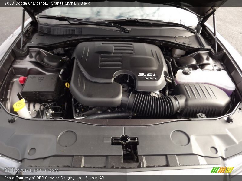 Granite Crystal / Black 2013 Dodge Charger SE