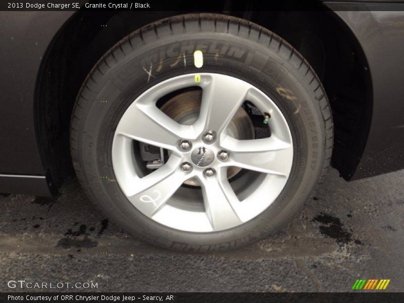 Granite Crystal / Black 2013 Dodge Charger SE
