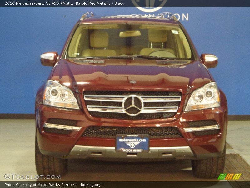 Barolo Red Metallic / Black 2010 Mercedes-Benz GL 450 4Matic