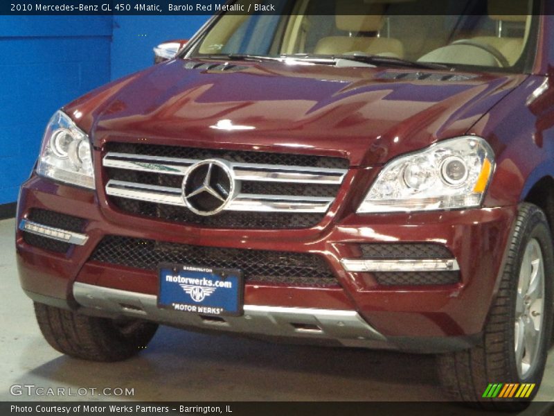 Barolo Red Metallic / Black 2010 Mercedes-Benz GL 450 4Matic