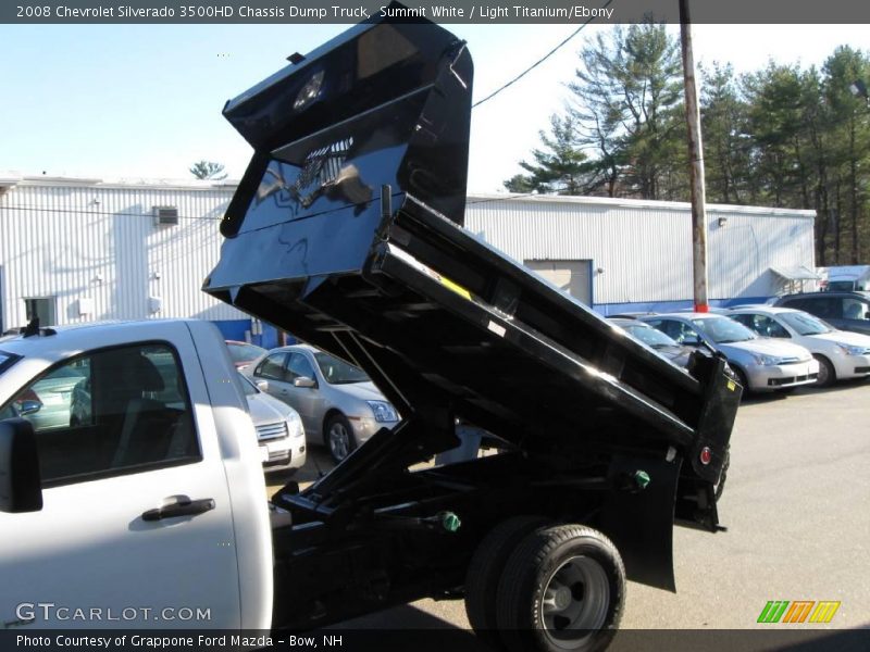 Summit White / Light Titanium/Ebony 2008 Chevrolet Silverado 3500HD Chassis Dump Truck