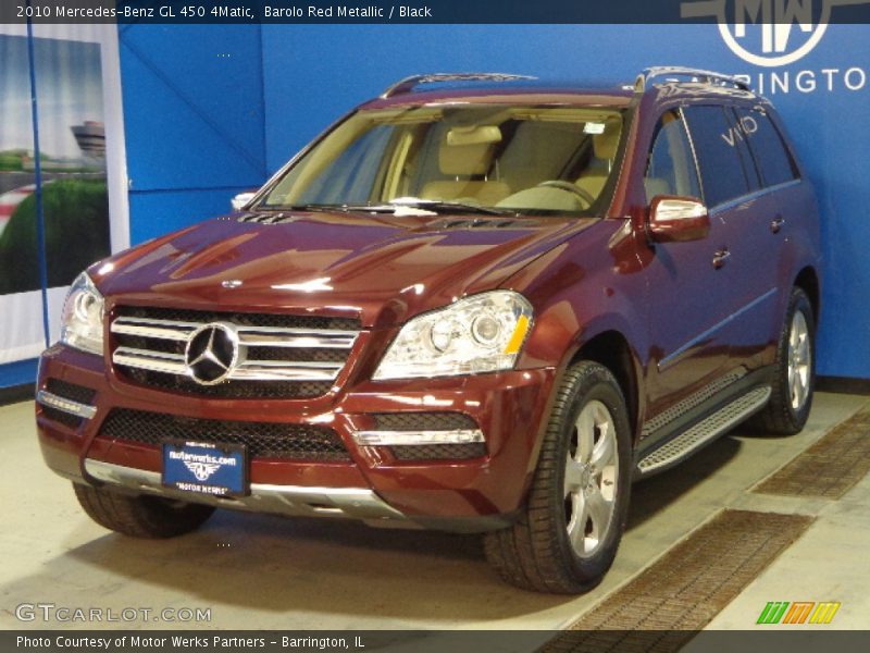 Barolo Red Metallic / Black 2010 Mercedes-Benz GL 450 4Matic
