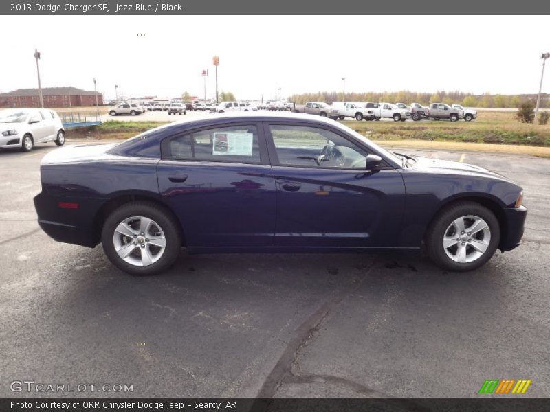 Jazz Blue / Black 2013 Dodge Charger SE