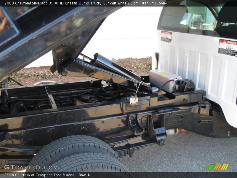 Summit White / Light Titanium/Ebony 2008 Chevrolet Silverado 3500HD Chassis Dump Truck