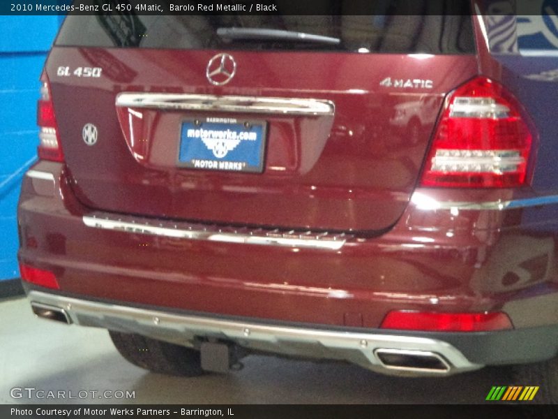 Barolo Red Metallic / Black 2010 Mercedes-Benz GL 450 4Matic