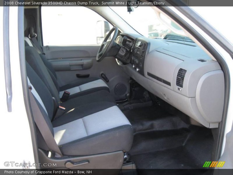 Summit White / Light Titanium/Ebony 2008 Chevrolet Silverado 3500HD Chassis Dump Truck