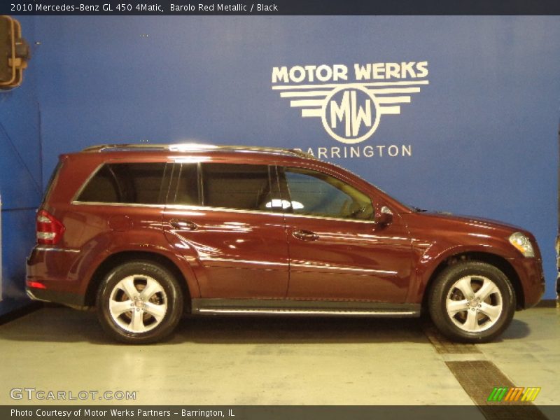Barolo Red Metallic / Black 2010 Mercedes-Benz GL 450 4Matic