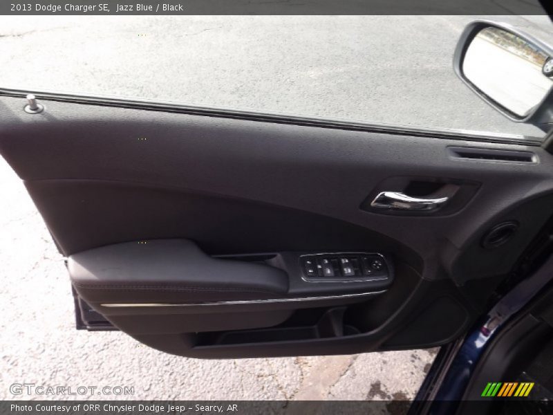 Jazz Blue / Black 2013 Dodge Charger SE