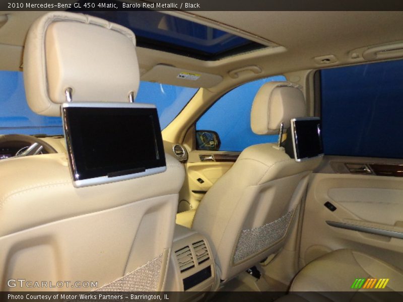 Barolo Red Metallic / Black 2010 Mercedes-Benz GL 450 4Matic