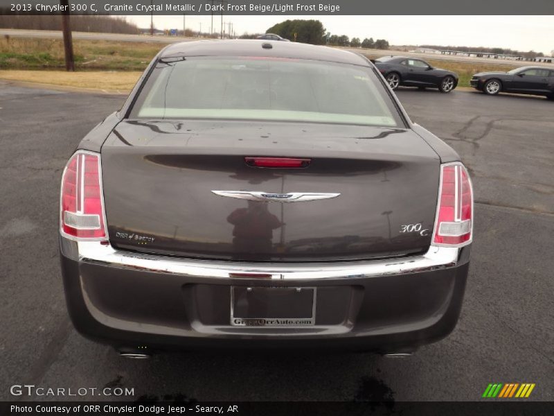 Granite Crystal Metallic / Dark Frost Beige/Light Frost Beige 2013 Chrysler 300 C