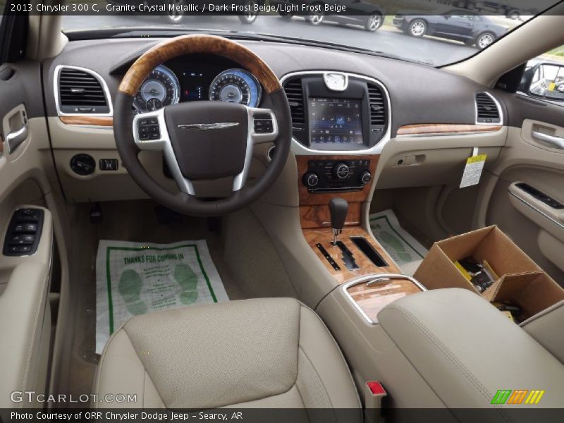 Granite Crystal Metallic / Dark Frost Beige/Light Frost Beige 2013 Chrysler 300 C