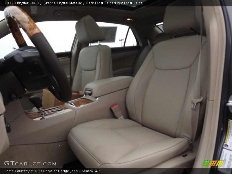 Granite Crystal Metallic / Dark Frost Beige/Light Frost Beige 2013 Chrysler 300 C
