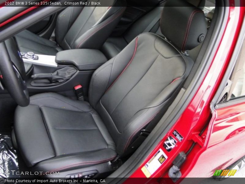 Crimson Red / Black 2012 BMW 3 Series 335i Sedan