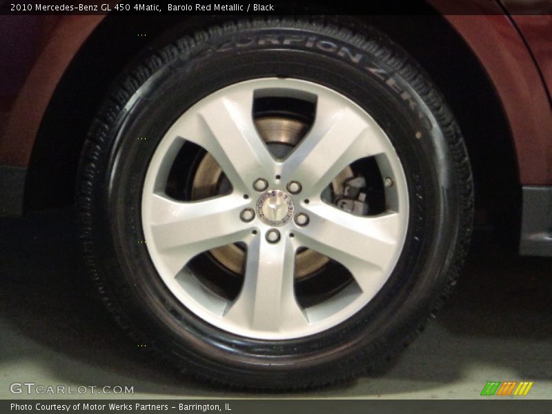 Barolo Red Metallic / Black 2010 Mercedes-Benz GL 450 4Matic
