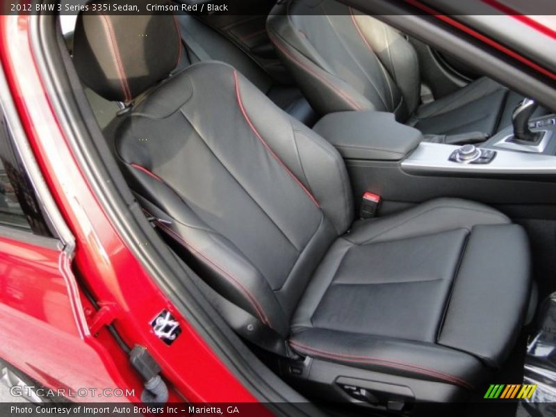 Crimson Red / Black 2012 BMW 3 Series 335i Sedan