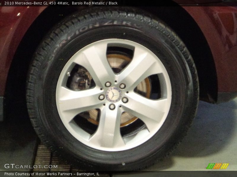 Barolo Red Metallic / Black 2010 Mercedes-Benz GL 450 4Matic