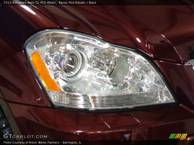 Barolo Red Metallic / Black 2010 Mercedes-Benz GL 450 4Matic
