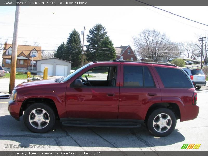 Red Jewel / Ebony 2008 Chevrolet TrailBlazer LS 4x4