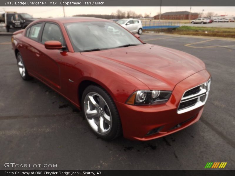 Copperhead Pearl / Black 2013 Dodge Charger R/T Max
