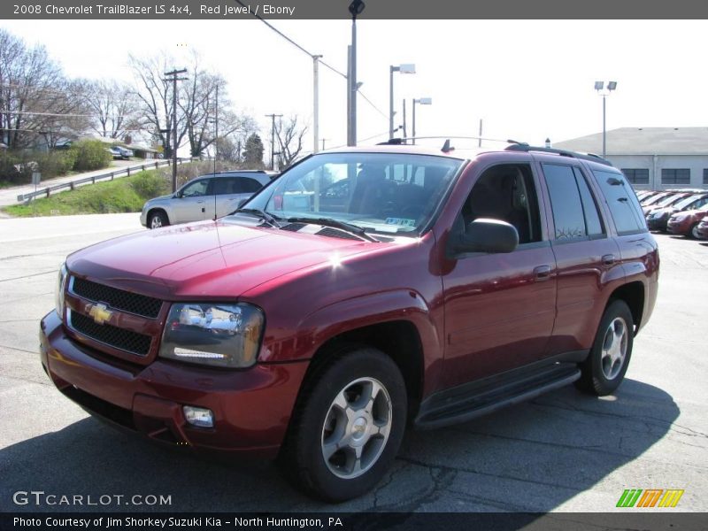 Red Jewel / Ebony 2008 Chevrolet TrailBlazer LS 4x4