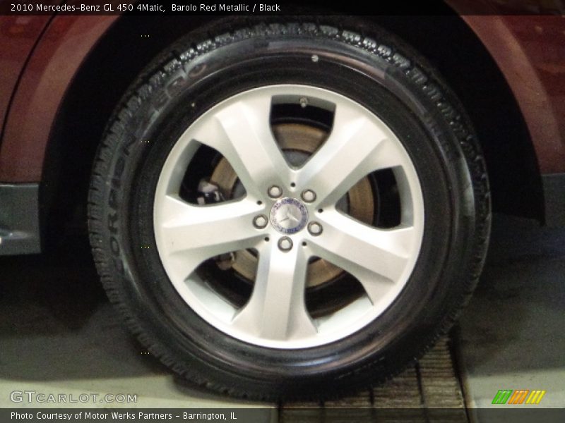 Barolo Red Metallic / Black 2010 Mercedes-Benz GL 450 4Matic
