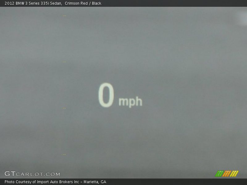 Crimson Red / Black 2012 BMW 3 Series 335i Sedan