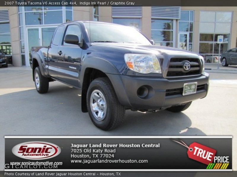 Indigo Ink Pearl / Graphite Gray 2007 Toyota Tacoma V6 Access Cab 4x4