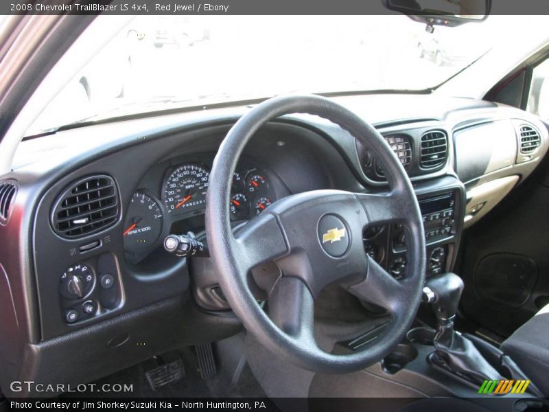 Red Jewel / Ebony 2008 Chevrolet TrailBlazer LS 4x4