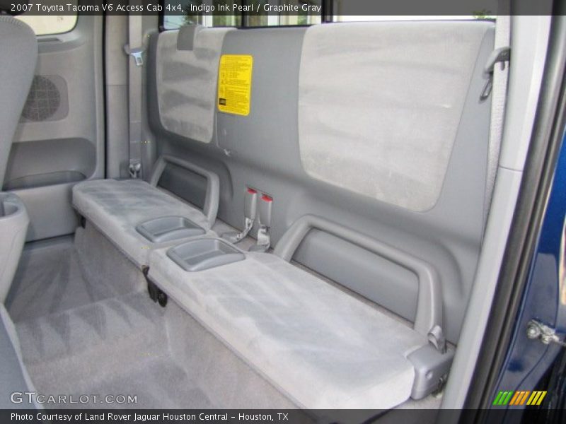 Rear Seat of 2007 Tacoma V6 Access Cab 4x4