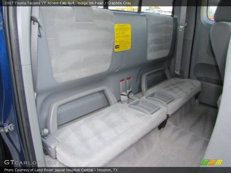Rear Seat of 2007 Tacoma V6 Access Cab 4x4