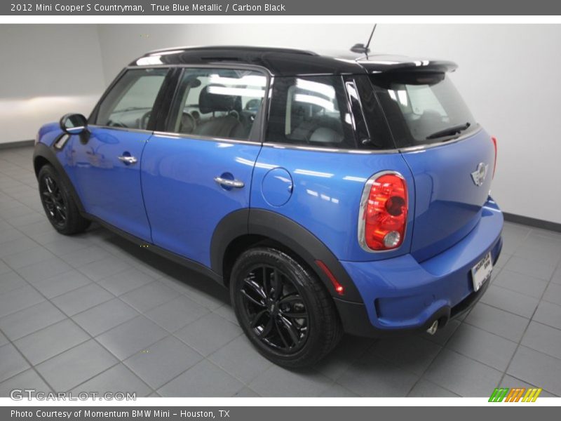 True Blue Metallic / Carbon Black 2012 Mini Cooper S Countryman