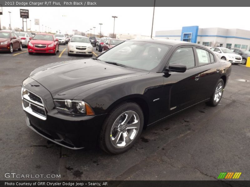 Pitch Black / Black 2013 Dodge Charger R/T Plus