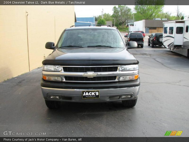 Dark Blue Metallic / Tan/Neutral 2004 Chevrolet Tahoe LS