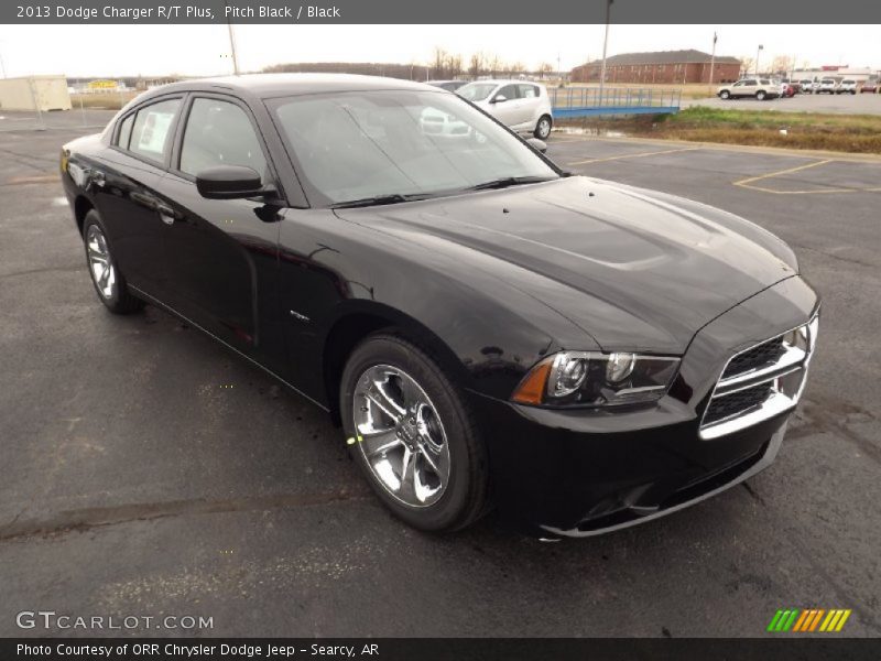 Pitch Black / Black 2013 Dodge Charger R/T Plus