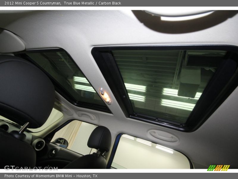 True Blue Metallic / Carbon Black 2012 Mini Cooper S Countryman