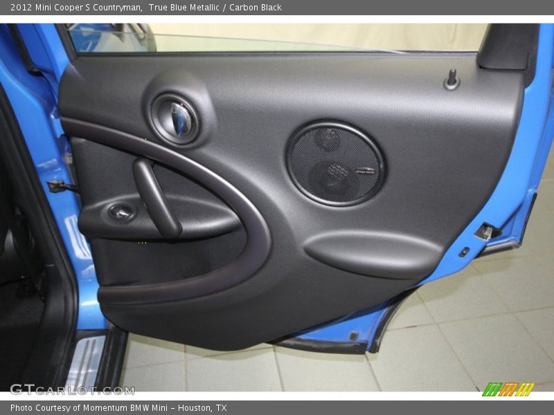True Blue Metallic / Carbon Black 2012 Mini Cooper S Countryman