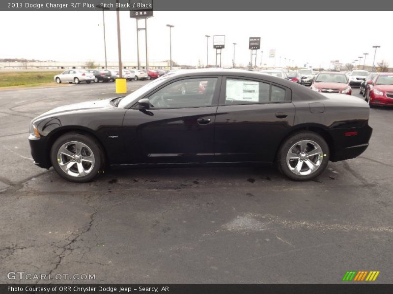 Pitch Black / Black 2013 Dodge Charger R/T Plus