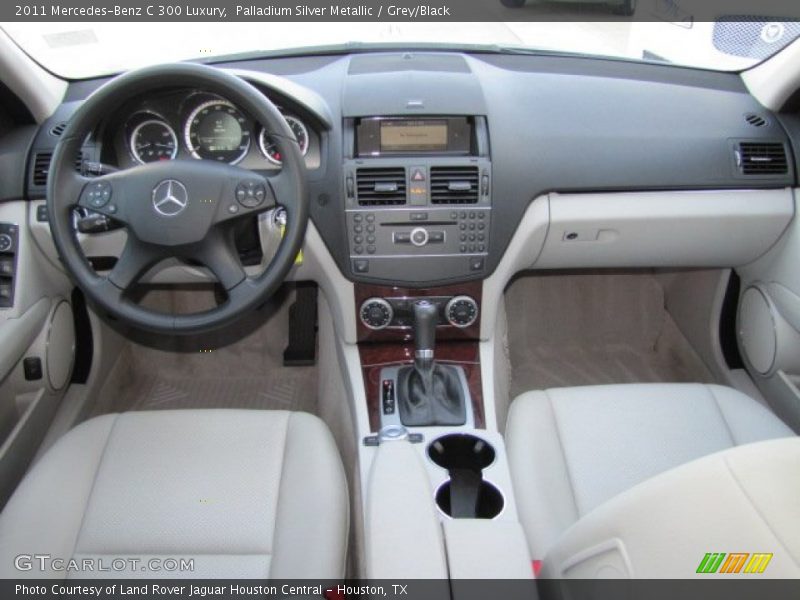 Palladium Silver Metallic / Grey/Black 2011 Mercedes-Benz C 300 Luxury