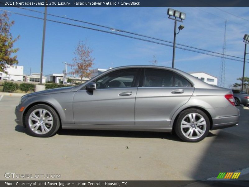 Palladium Silver Metallic / Grey/Black 2011 Mercedes-Benz C 300 Luxury