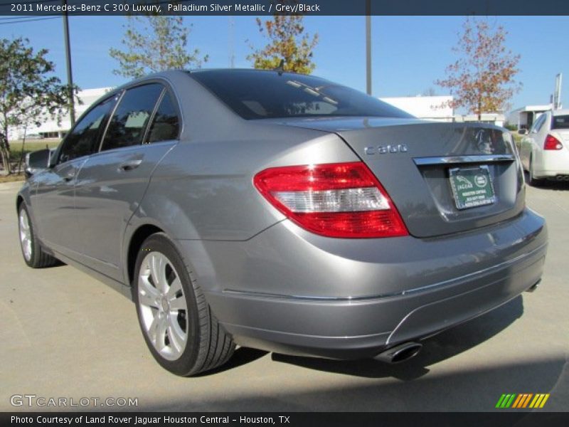 Palladium Silver Metallic / Grey/Black 2011 Mercedes-Benz C 300 Luxury