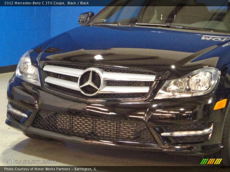 Black / Black 2012 Mercedes-Benz C 250 Coupe