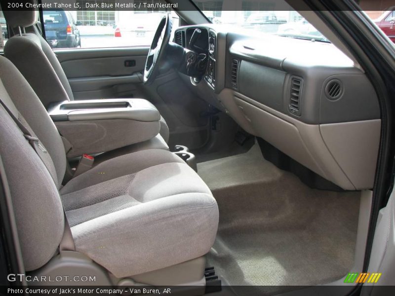 Dark Blue Metallic / Tan/Neutral 2004 Chevrolet Tahoe LS