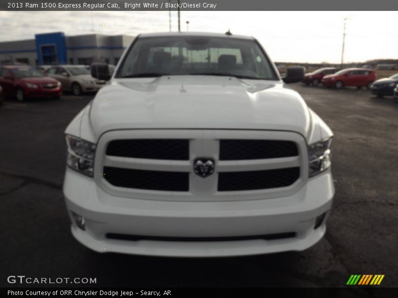 Bright White / Black/Diesel Gray 2013 Ram 1500 Express Regular Cab
