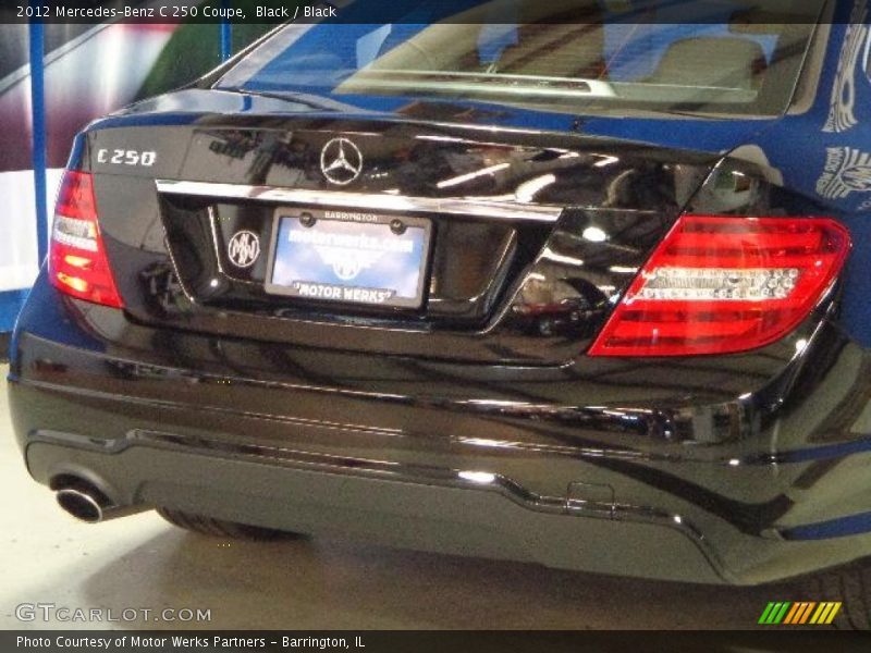 Black / Black 2012 Mercedes-Benz C 250 Coupe