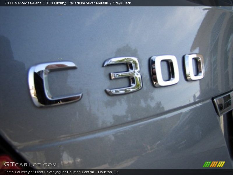Palladium Silver Metallic / Grey/Black 2011 Mercedes-Benz C 300 Luxury